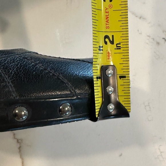 Stuart Weitzman Black Round Tow, Ankle Strap Heel, NWOT - Picture 10 of 10